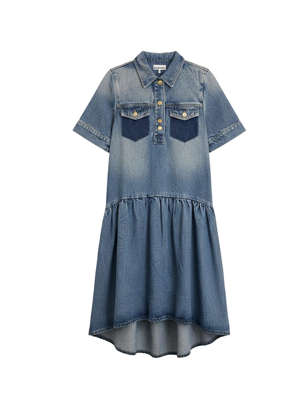 Light Weight - Denim Midikleid