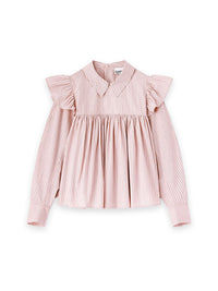 Chalk Pink – Rüschenbluse