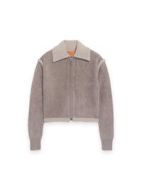 Grizzly Frankie – Bomberjacke aus Brushed-Cashmere