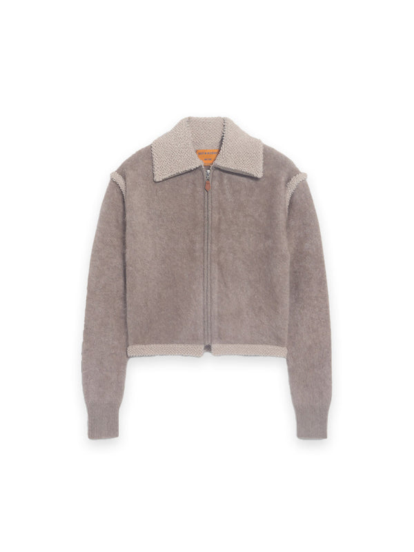 Grizzly Frankie – Bomberjacke aus Brushed-Cashmere