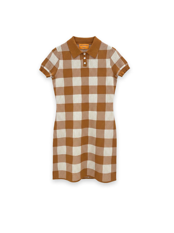 Gingham Polo Dress