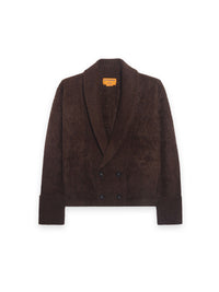 Grizzle Le brushed cashmere jacket