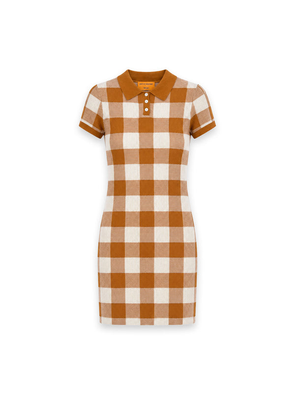 Gingham Polo Dress