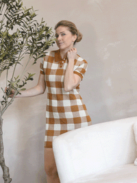 Gingham Polo Dress