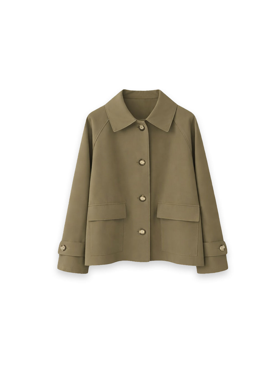 Jacket made of smooth, soft material 