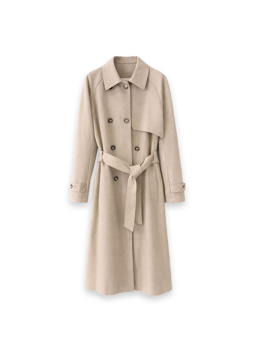 Mantel aus weichem Wollmix