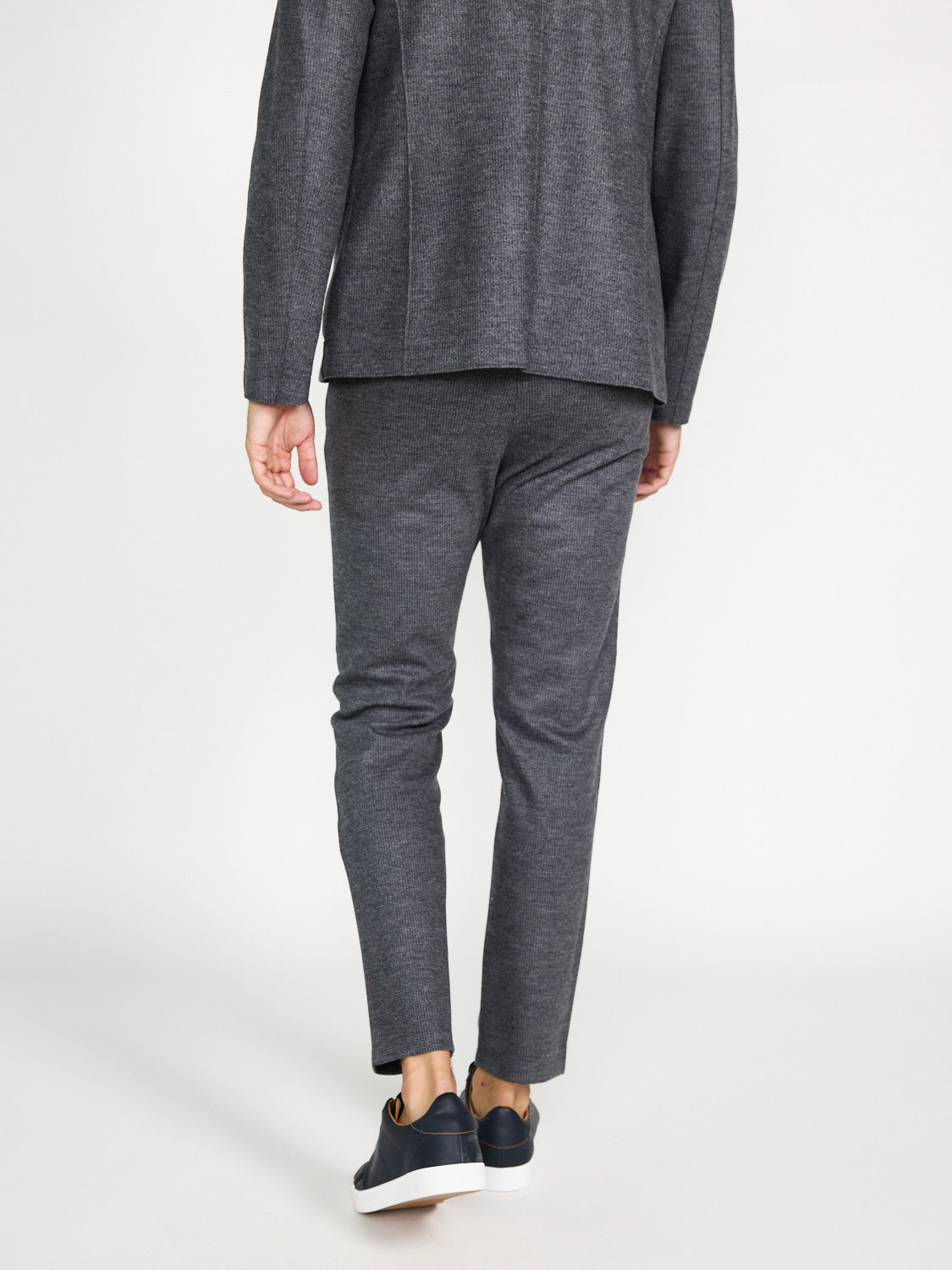 Jogg-Hose aus Wolle mit Musterung  