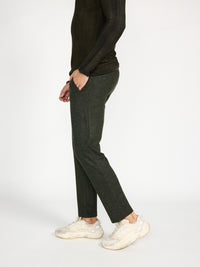 Jogg-Hose aus Wolle mit Musterung