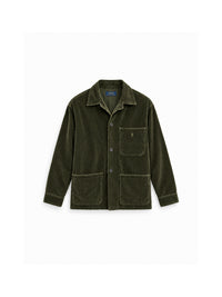 Polo Ralph Lauren Cord-Overshirt in Khaki – Freisteller