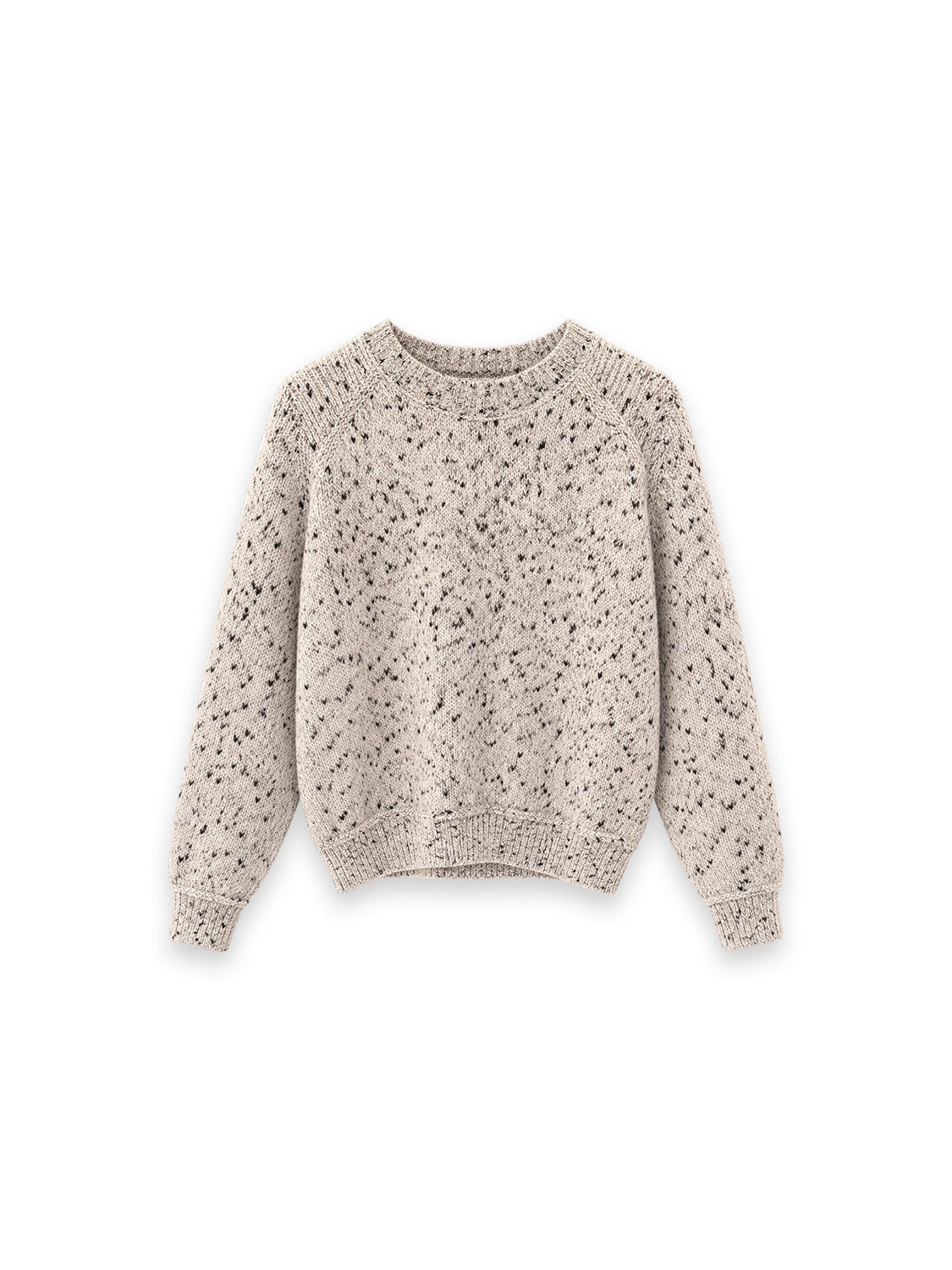 Anya - Gesprinkelter Pullover aus Alpaca