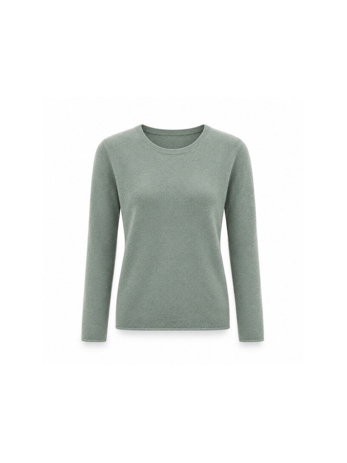 Iris von Arnim Laureen – Kaschmirpullover mit Rundhalsausschnitt in Farn