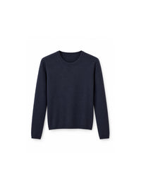 Iris von Arnim Laureen – Kaschmirpullover mit Rundhalsausschnitt in Navy