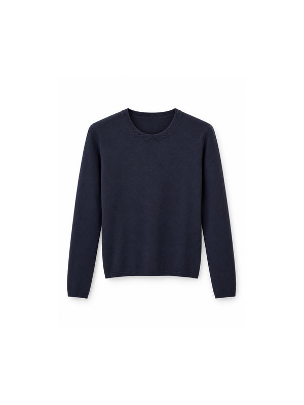 Iris von Arnim Laureen – Kaschmirpullover mit Rundhalsausschnitt in Navy