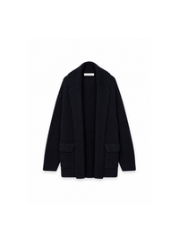 Iris von Arnim Panea Cashmere-Cardigan mit Reverskragen – Vorderansicht