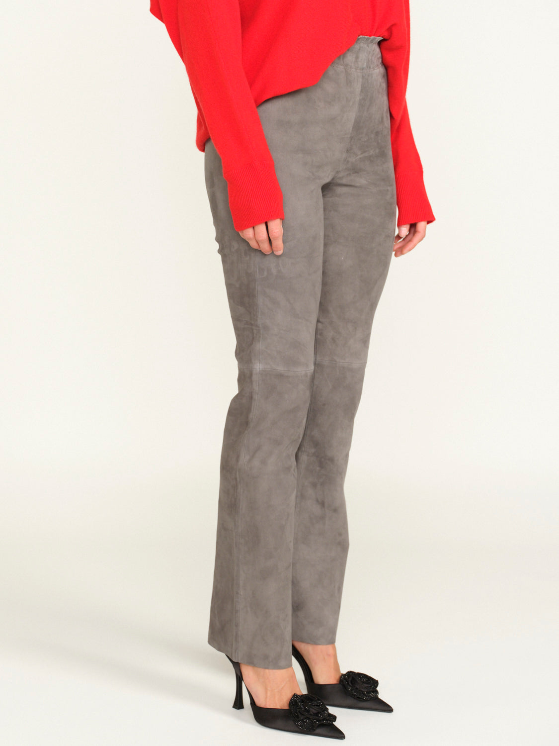 Goatskin trousers – Ziegenleder-Hose mit elastischem Bund