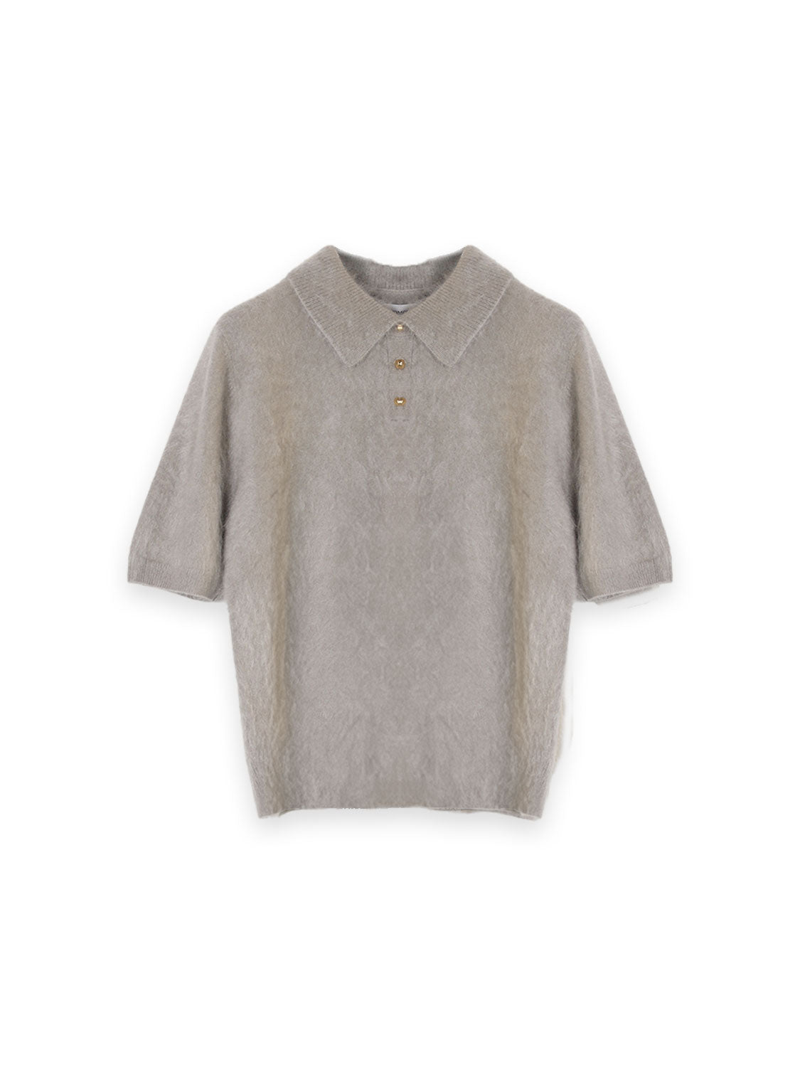Selva – Poloshirt aus brushed Cashmere