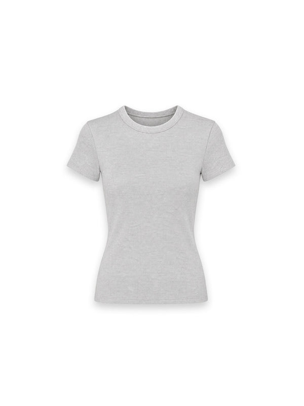 Taomi - T-Shirt aus gerippter Baumwolle