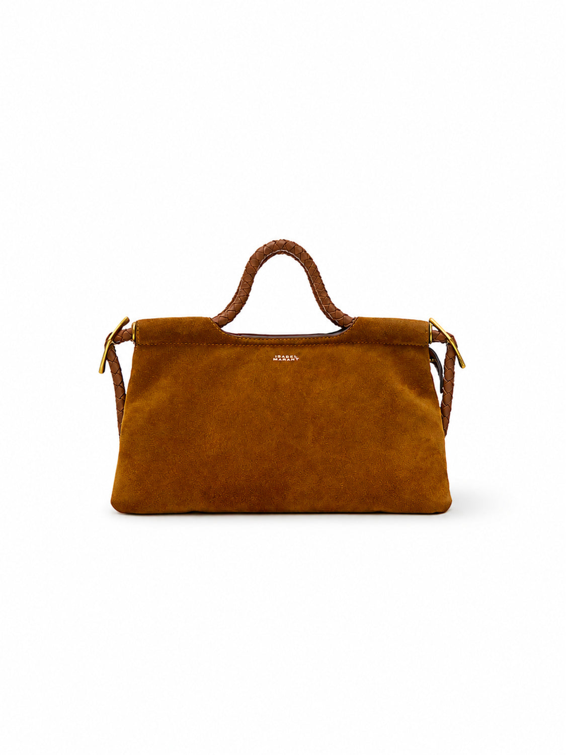 Isabel Marant Pipa M Tasche aus Veloursleder – Vorderansicht