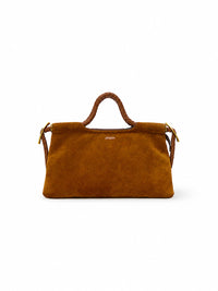 Isabel Marant Pipa M Tasche aus Veloursleder – Vorderansicht