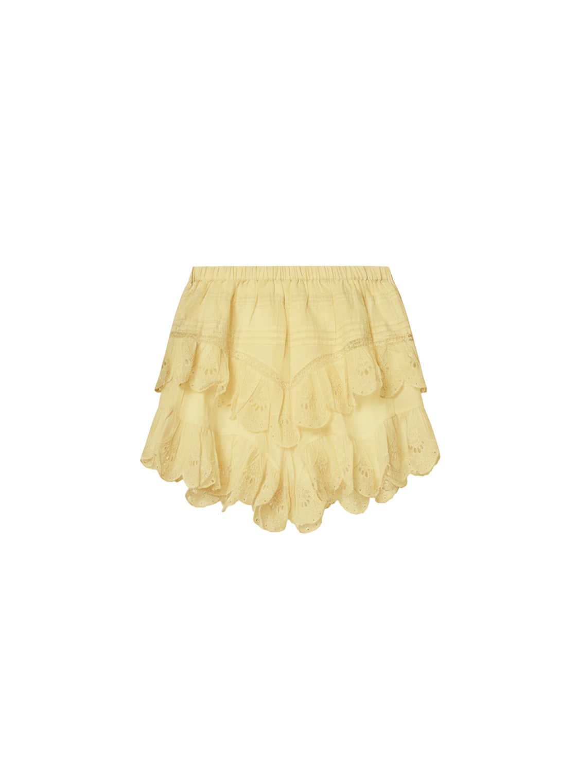 Jocadia - Shorts aus Baumwolle und floraler Spitze