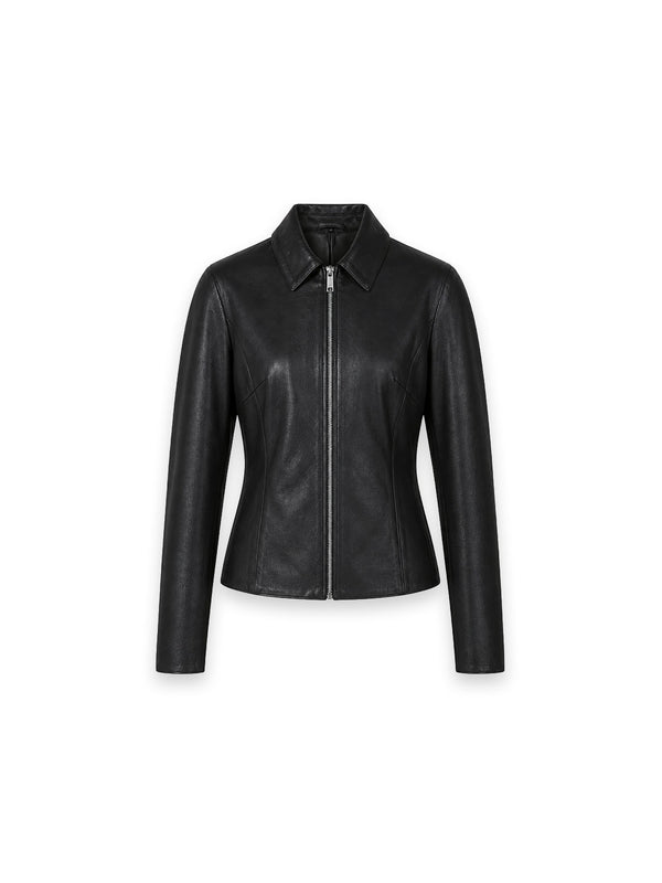Agatha  Jacket – Taillierte Lammlederjacke