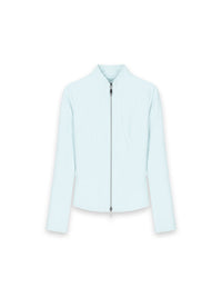 Ayna – Taillierte Lammlederjacke mit Stretch