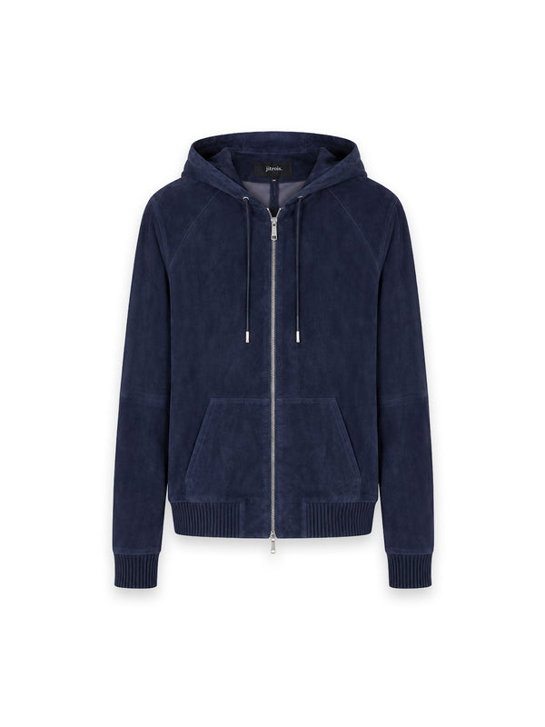 Dexter – Zip-Jacke aus Veloursleder