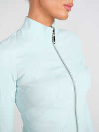 Ayna – Taillierte Lammleder-Jacke mit Stretch