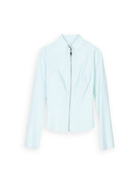 Ayna – Taillierte Lammleder-Jacke mit Stretch