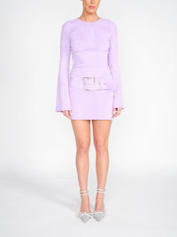 Dress Donna – Etuikleid aus softem Veloursleder