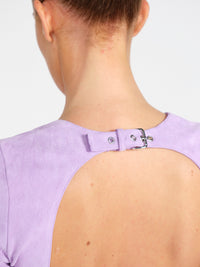 Dress Donna – Etuikleid aus softem Veloursleder