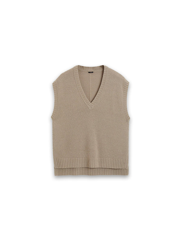 Offene Kaschmirweste