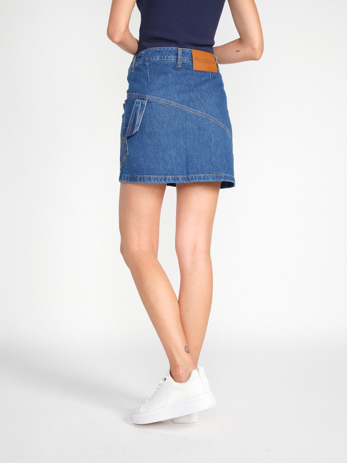 Twisted Mini – Minirock aus Denim