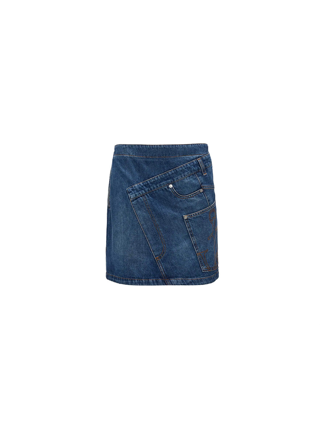 Twisted Mini – Minirock aus Denim