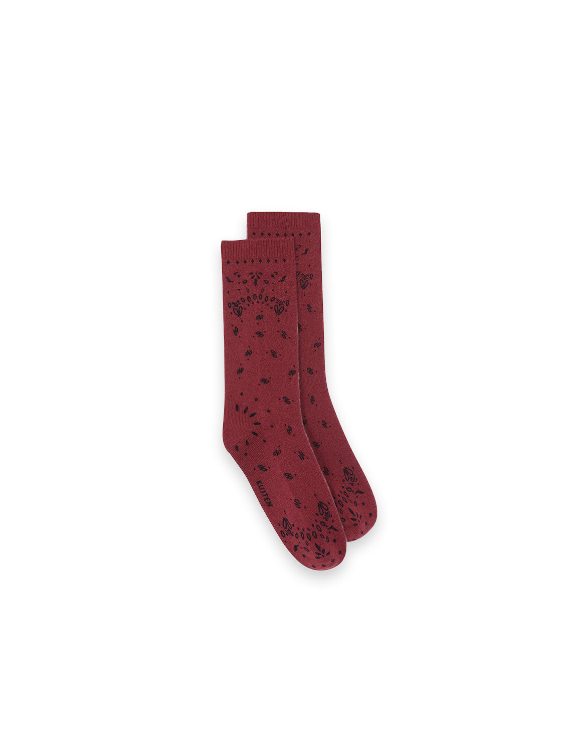 Socken mit Muster