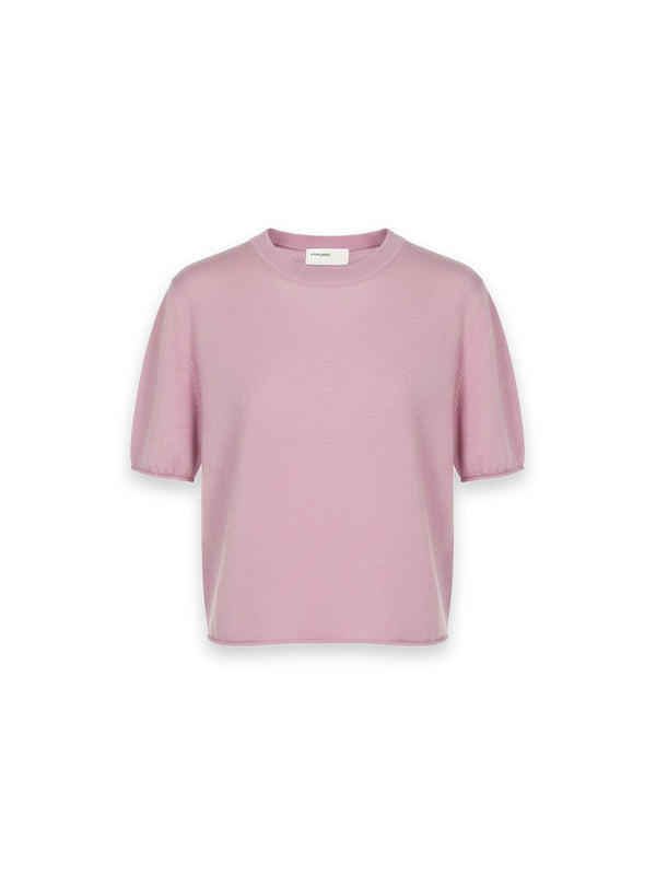 Cila – Kaschmirshirt im Cropped-Look