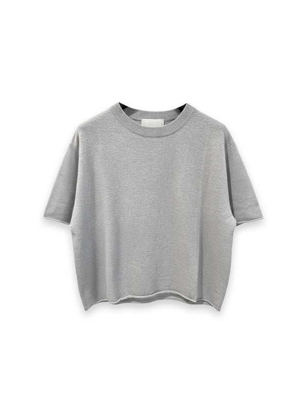 Cila – Kaschmirshirt im Cropped-Look