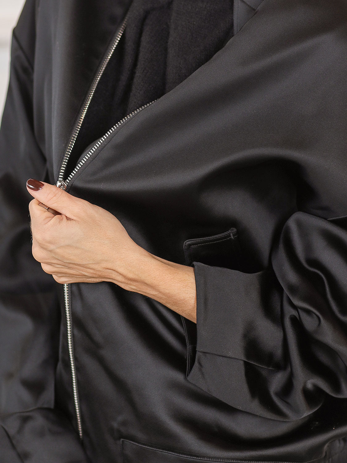 Woven Jacket – Oversized Bomber