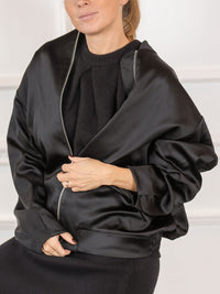 Woven Jacket – Oversized Bomber