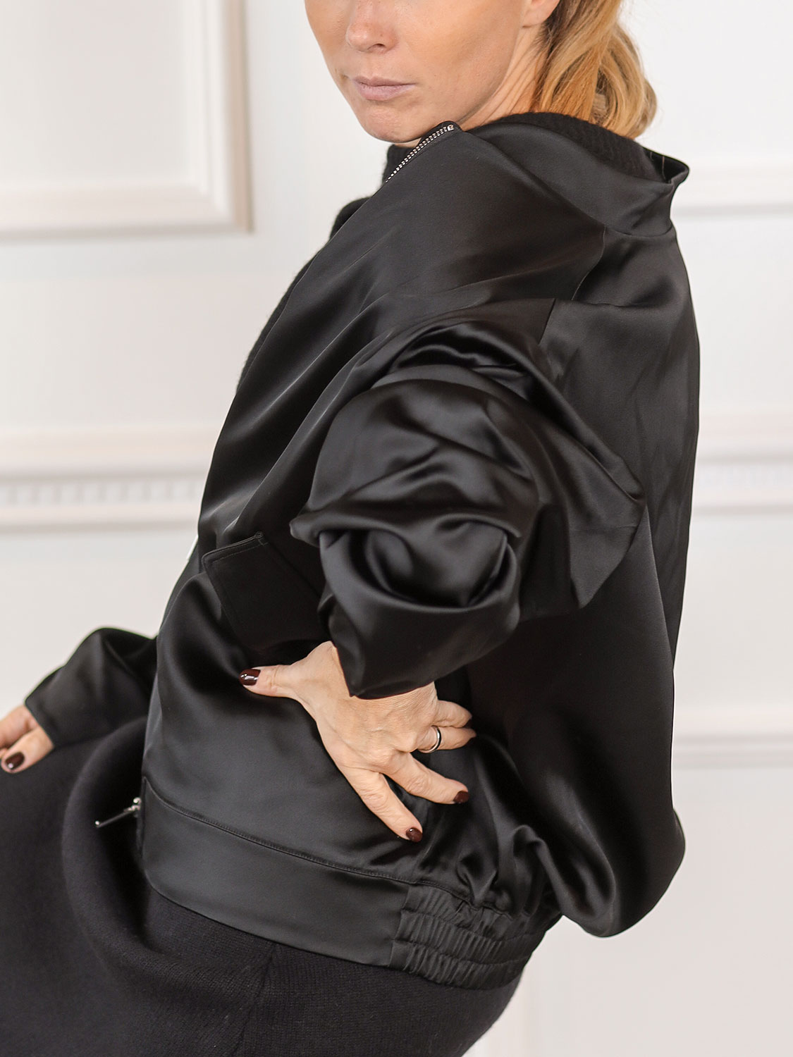 Woven Jacket – Oversized Bomber