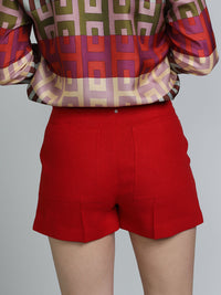 Kurze Hose aus Leinen