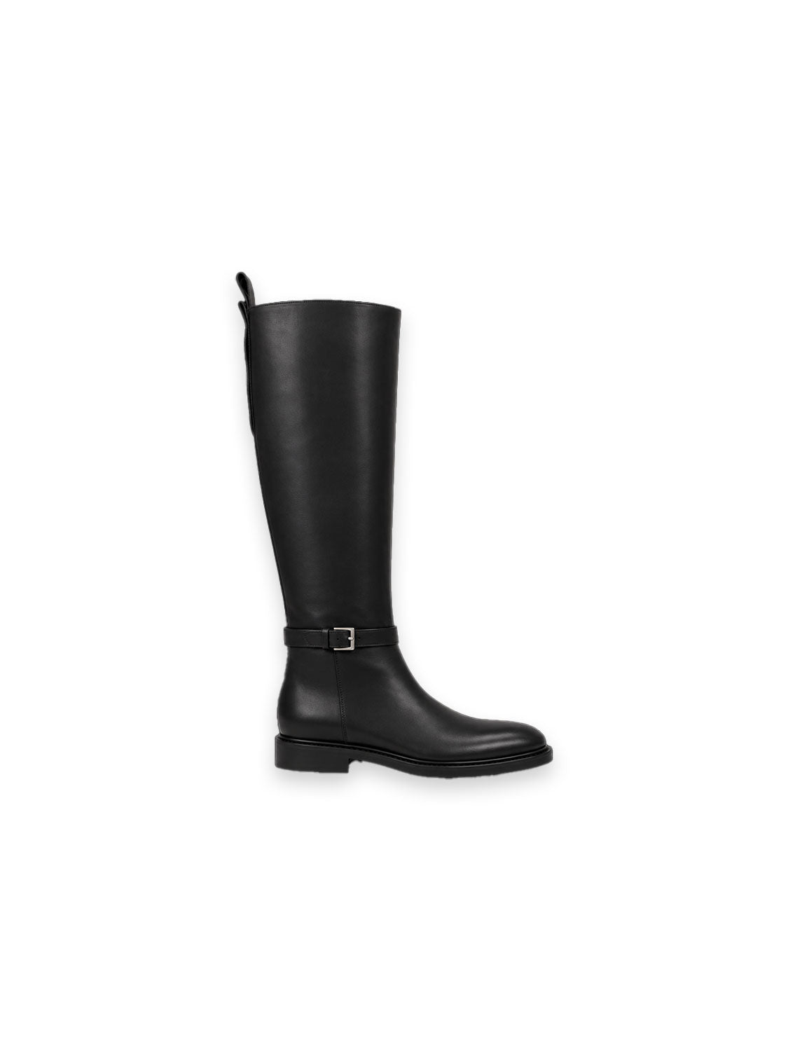 Glattleder Stiefel mit Detail
