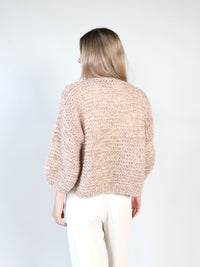 Bomber-Strick-Cardigan aus Kaschmir