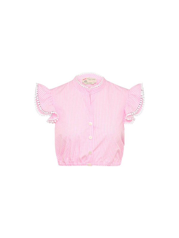 Dirndlbluse aus Baumwolle