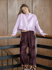 Bomberjacke aus Wolle