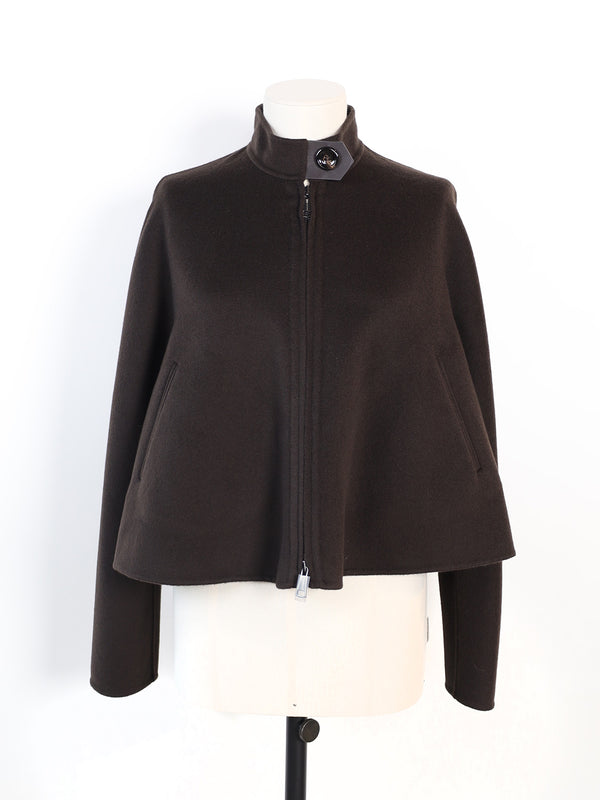 Oversized Jacke aus Kaschmir-Woll-Mix