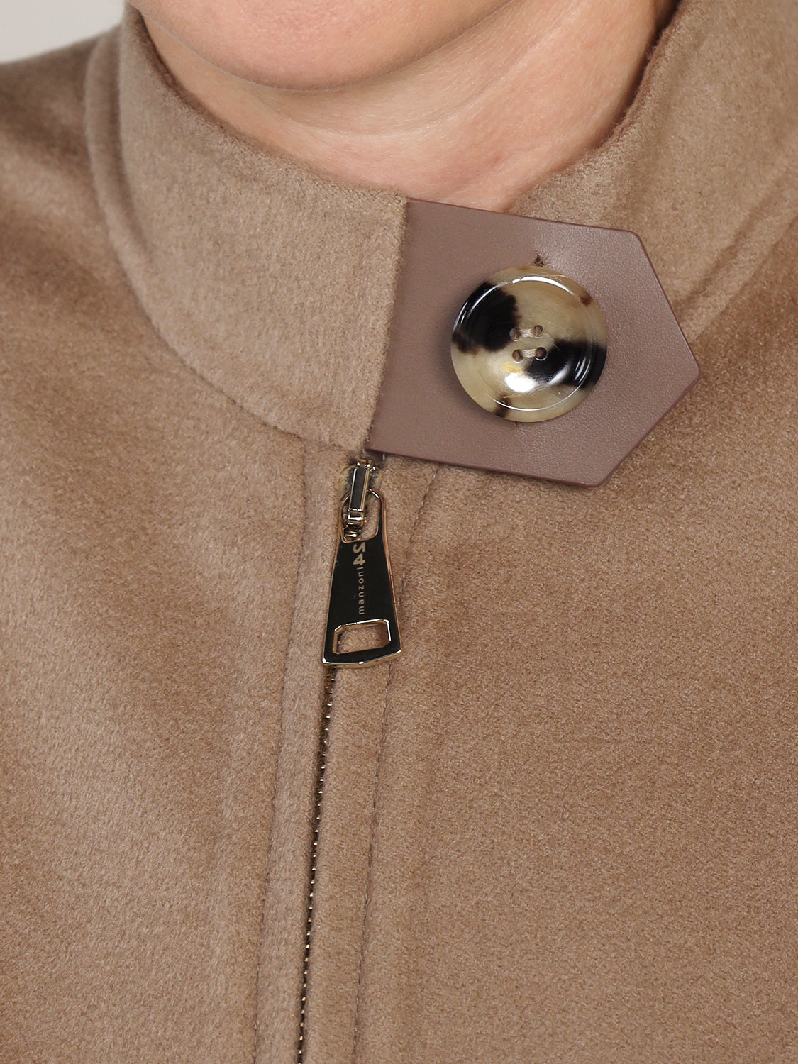 Oversized Jacke aus Kaschmir-Woll-Mix