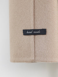 Oversized Jacke aus Kaschmir-Woll-Mix