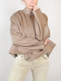 Oversized Jacke aus Kaschmir-Woll-Mix