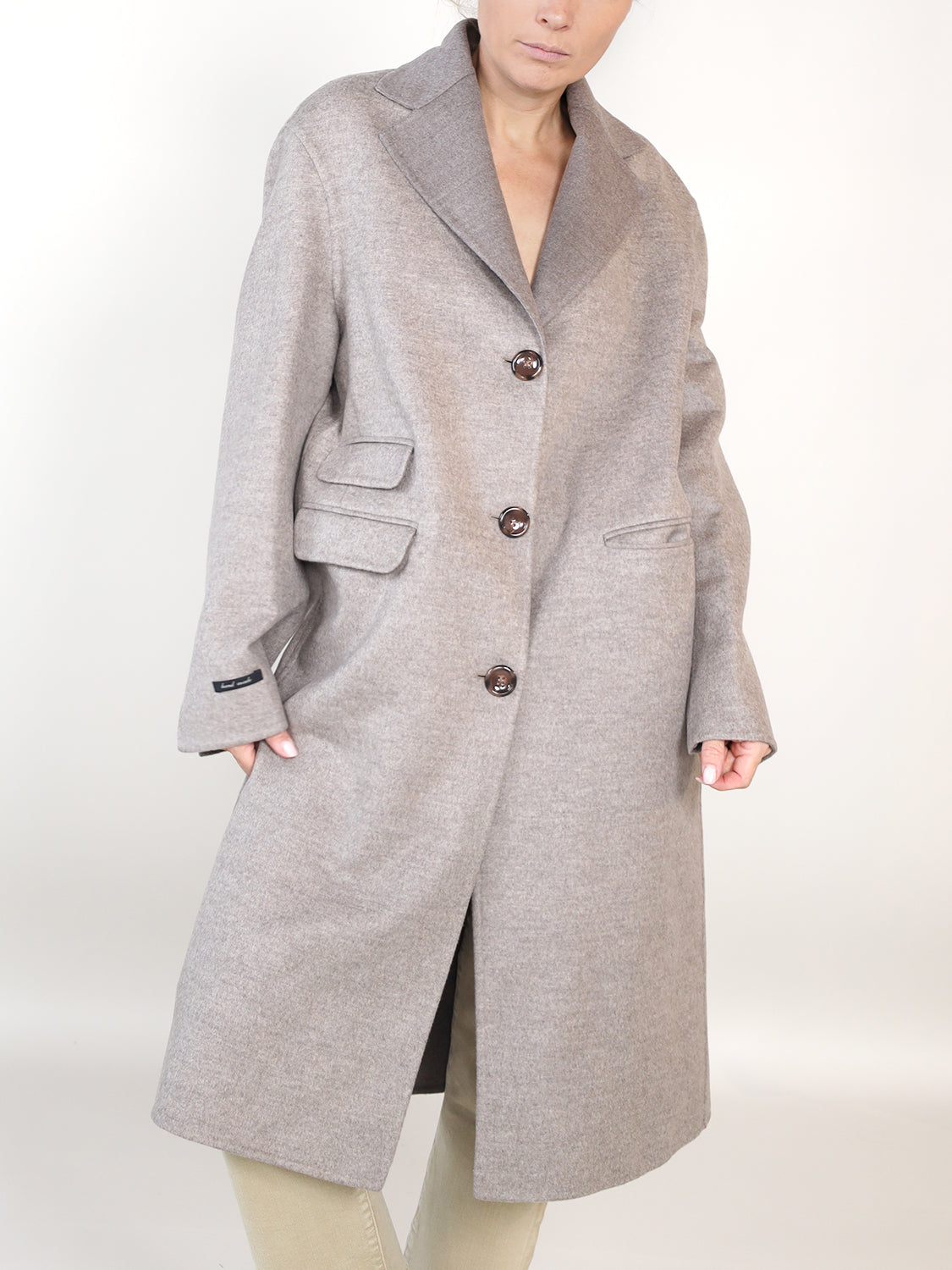 Mantel aus Kaschmir und Wolle